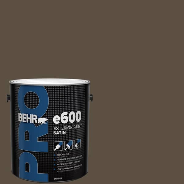 BEHR PRO 1 gal. #S-H-710 Dried Leaf Satin Exterior Paint
