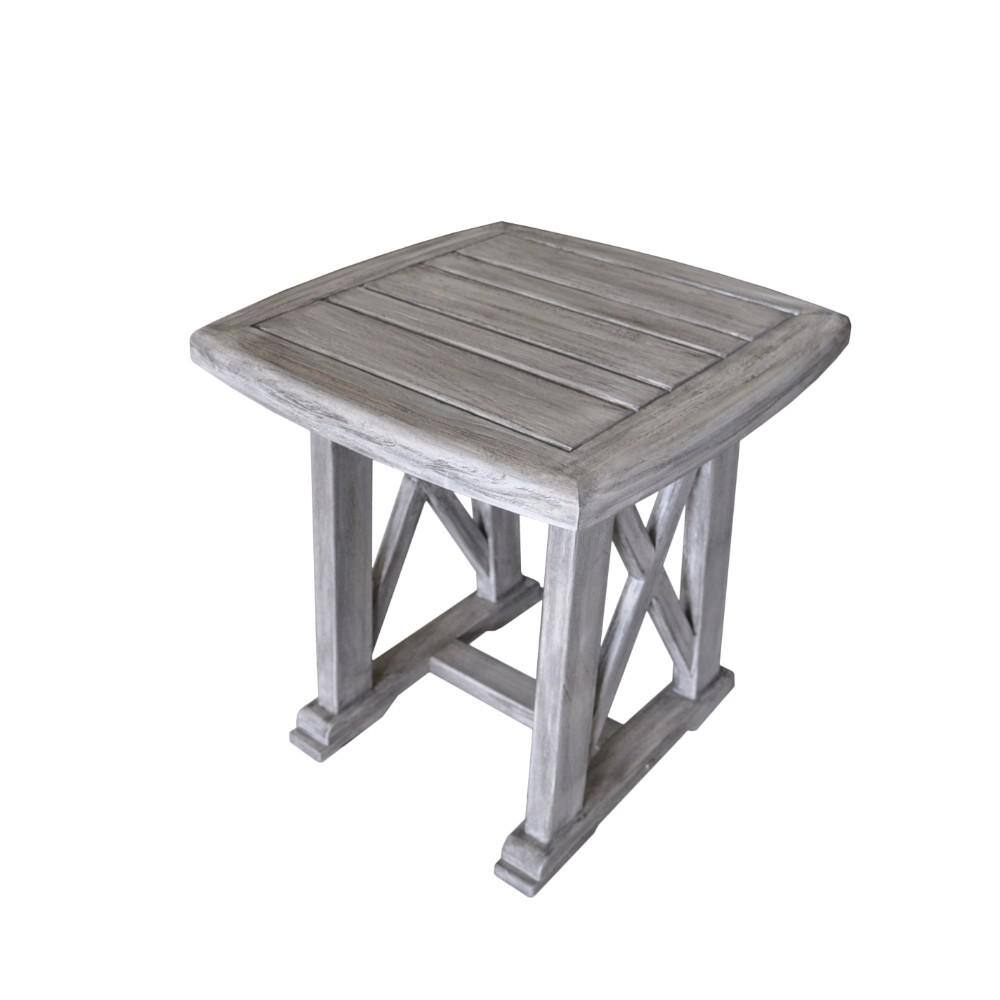 Surf Side Collection Teak Outdoor Side Table price history on PriceWatchPro