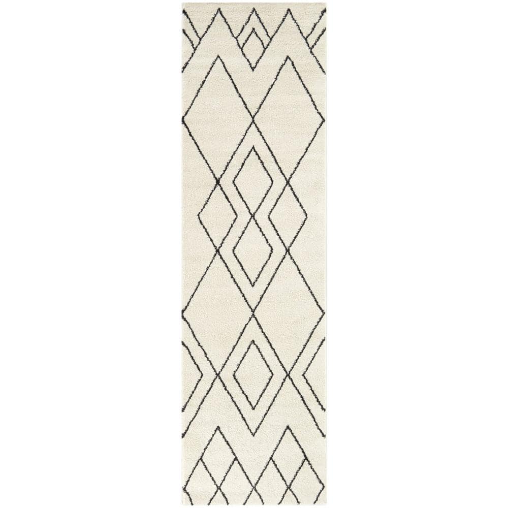 Clara Off-White 2 ft. x 7 ft. Diamond Runner Rug -  BALTA, 3003833
