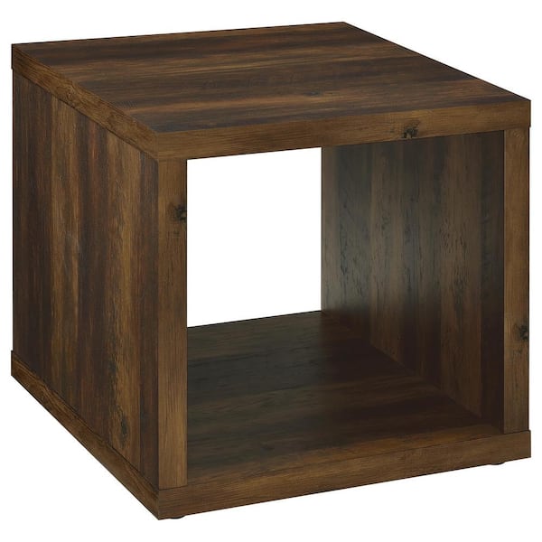 Coaster Frisco 23.5 in. Dark Pine Square Wood Side End Table