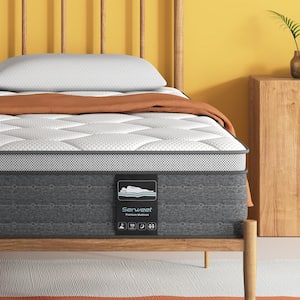 Full Medium Firm Breathable Memory Foam Hybrid 5-Zone Pocketed Built in Spring Pillow Top 12 in. Mattress