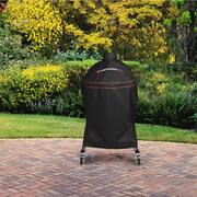 24 in. Big Joe I Charcoal Grill in Blaze Red + Cover Bundle