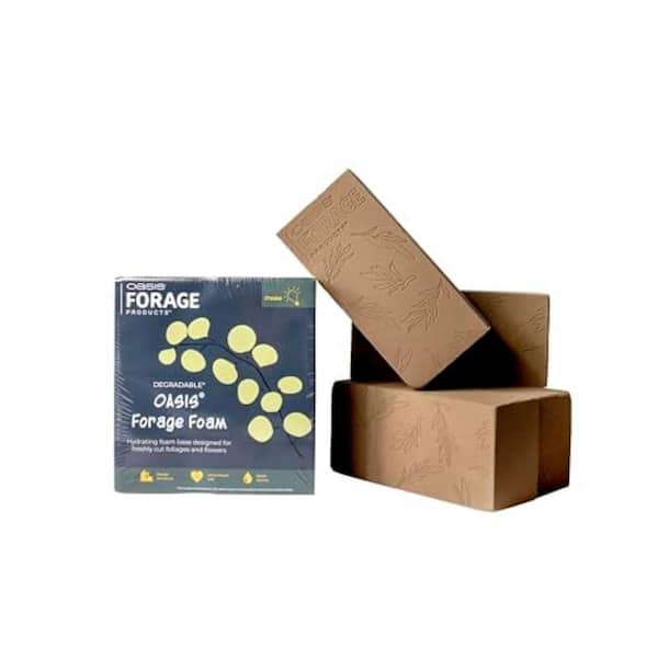 Forage Floral Foam, Brown (4-Pack)