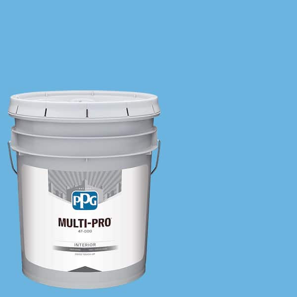 MULTI-PRO 5 gal. PPG1240-4 Xavier Blue Eggshell Interior Paint