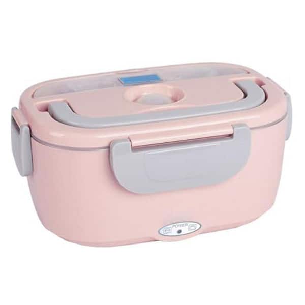 Electric Lunch Box Food Warmer w/ 1.5L Stainless Steel Container, Dual Power 12V/24V/110V for Car, Truck, Office & Home