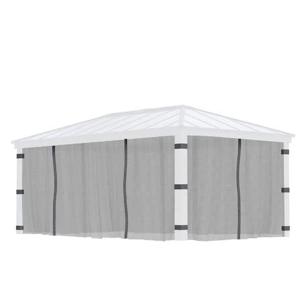 Netting Set for Dallas 12 ft. x 20 ft. Outdoor Gazebo
