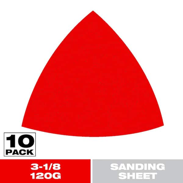 DIABLO 3-1/8 in. 120-Grit Oscillating Triangle Detail Sanding Sheets
