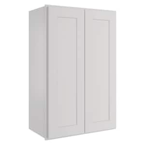 27-in W X 12-in D X 30-in H in Shaker Dove Plywood Ready to Assemble Wall Kitchen Cabinet