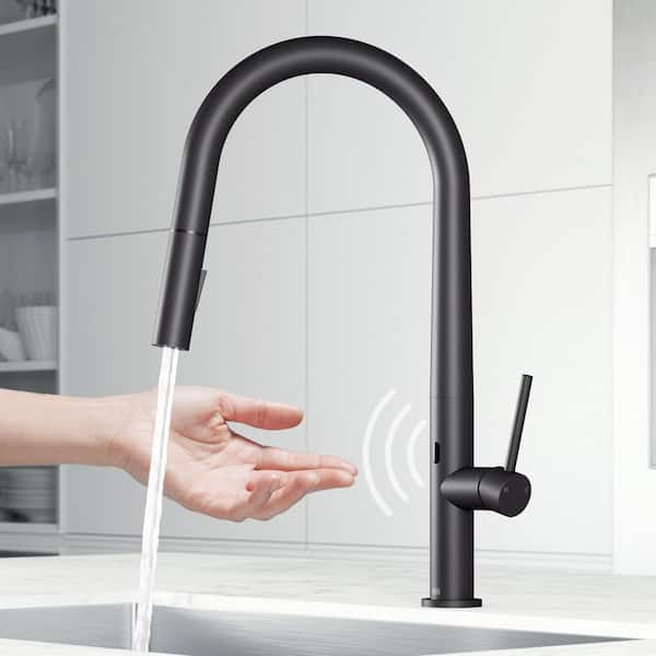 VIGO Greenwich Single-Handle Pull-Down Sprayer Kitchen Faucet with
