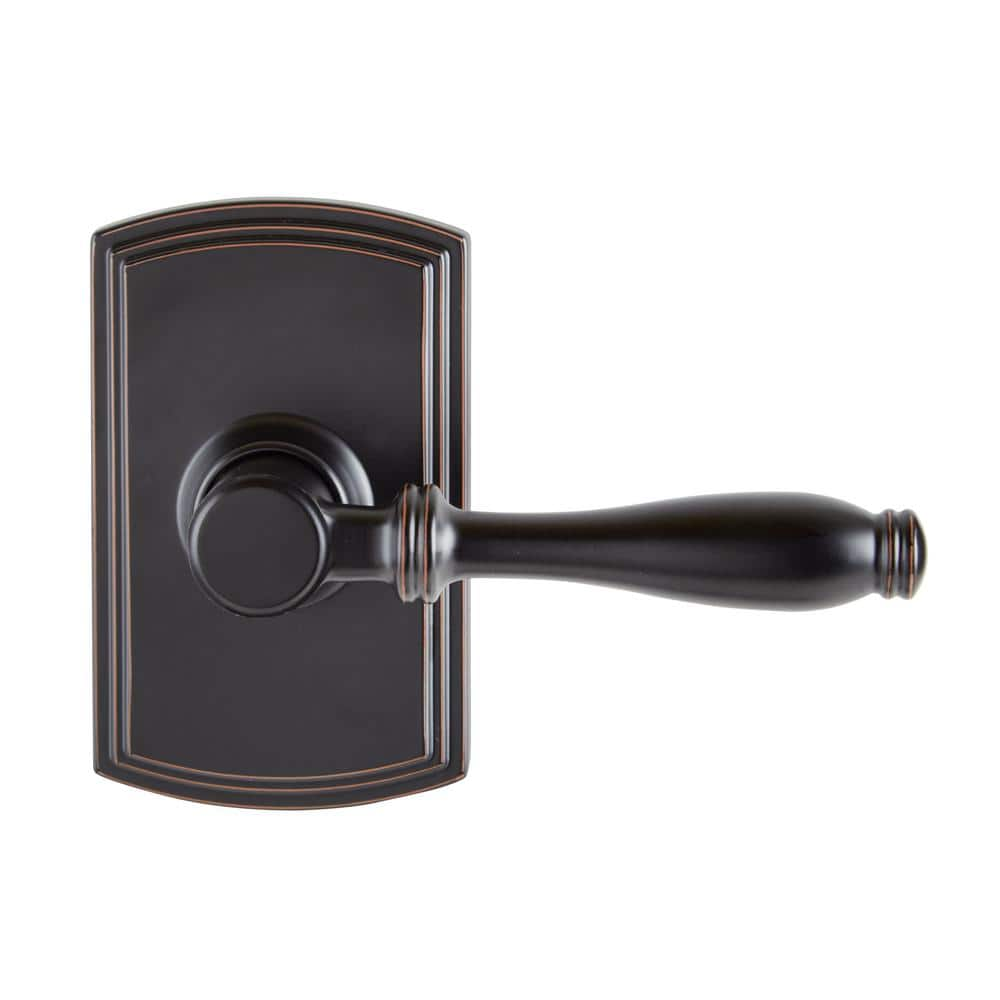 Delaney Hardware Italian Collection Sorado Edged Oil Rubbed Bronze Hallcloset Door Handle 9164