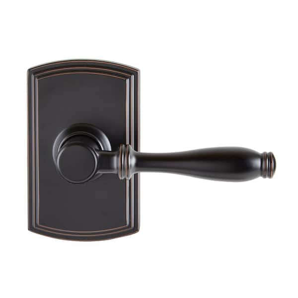 DELANEY HARDWARE Italian Collection Sorado Edged Oil-Rubbed Bronze Hall/Closet Door Handle