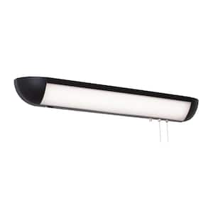 Clairemont 2-Light Black LED Wall Sconce with White Acrylic Shade