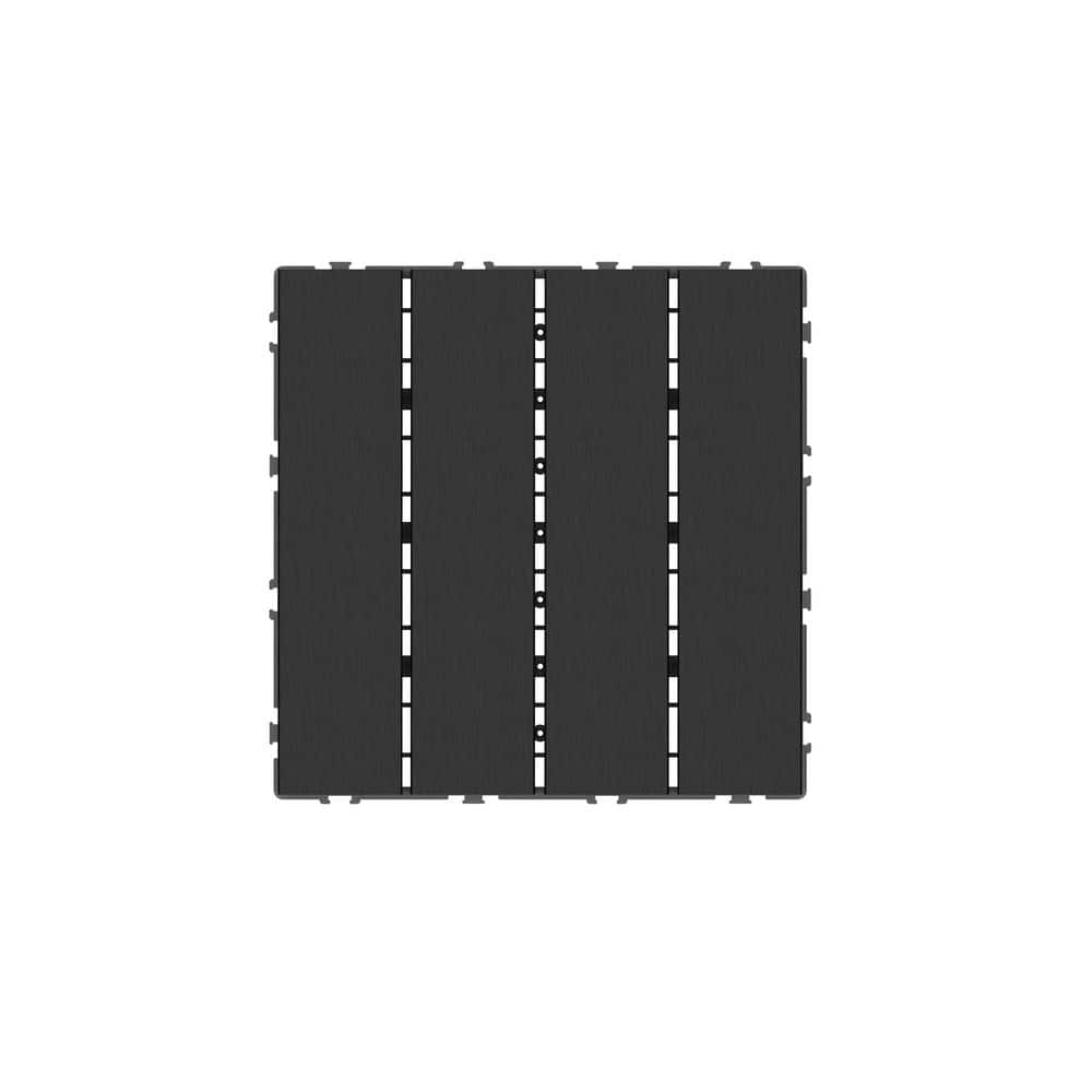1 ft. x 1 ft. Brushed Composite Deck Tile in Eclipse (12 per Case) price history on PriceWatchPro
