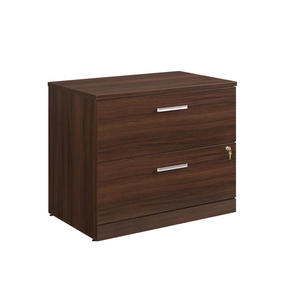 Affirm 2-Drawer Noble Elm 29.291 in. H x 35.433 in. W x 23.465 in. D Engine