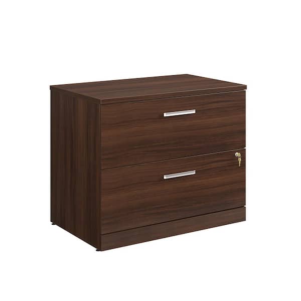 Unbranded Affirm 2-Drawer Noble Elm 29.291 in. H x 35.433 in. W x 23.465 in. D Engineered Wood Lateral File Cabinet (assembled)