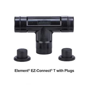 EZ-Connect 3/8 in. T Connector with Plugs
