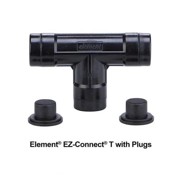 Element EZ-Connect 3/8 in. T Connector with Plugs
