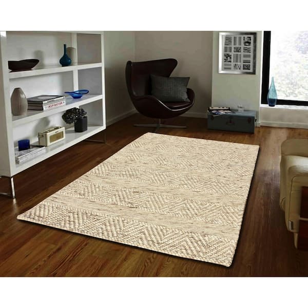 Grove 9 ft. X 12 ft. Beige Geometric Indoor Area Rug