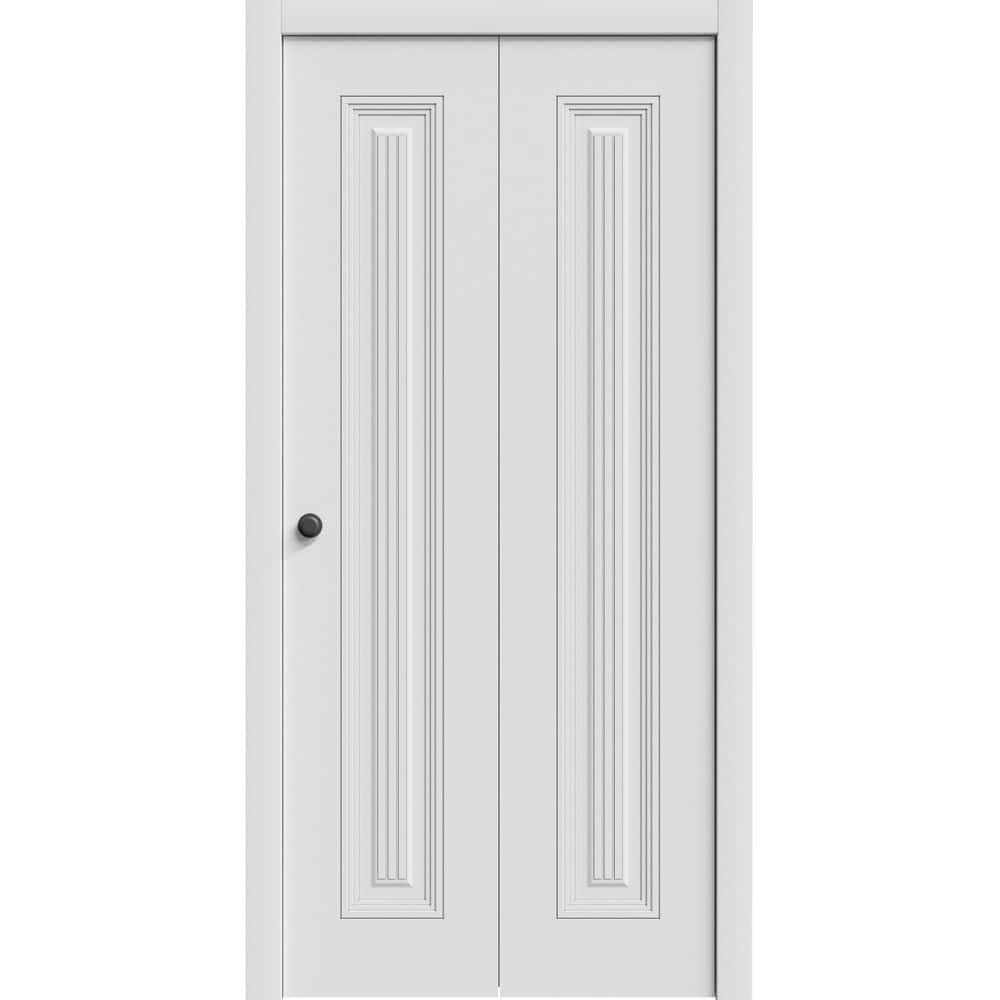 7888 48 in. x 84 in. Sold Core White Enamel Color Wood Bi-fold Door with Hardware price history on PriceWatchPro