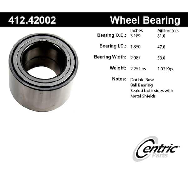 Centric Parts Wheel Bearing 1993-1998 Nissan Quest