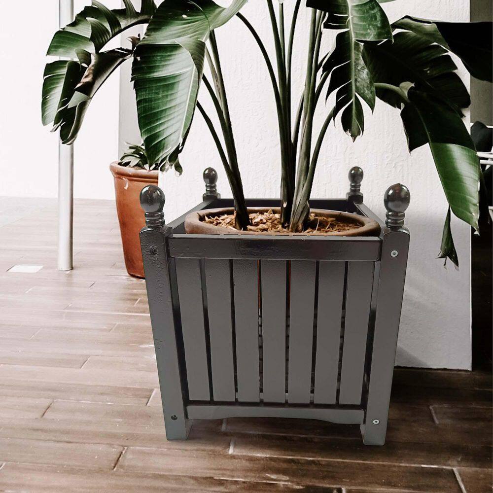 15 ft. Wooden Outdoor Square Wooden Plant Pots for Gardens