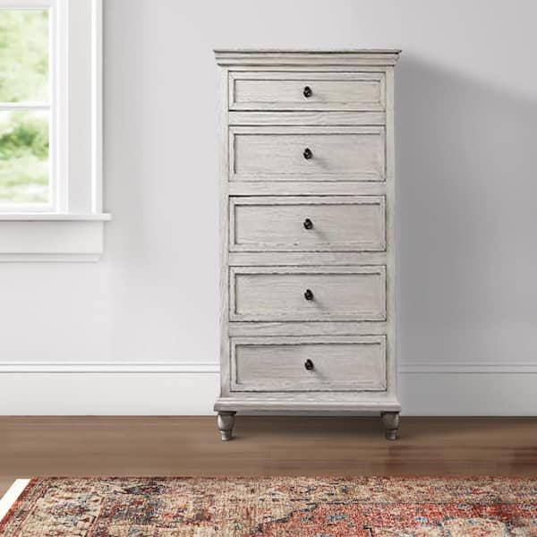 grey lingerie dresser Sahra 28" Wide Modern Dresser with Four Drawers
