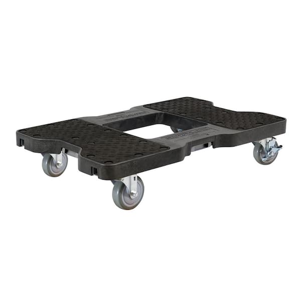 SNAP-LOC 1500 lbs. Capacity Industrial Strength Professional E-Track Dolly in Black