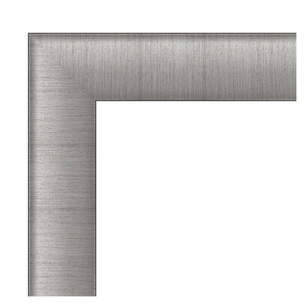 Elegant Brushed Pewter Rectangular Wall Picture Frame