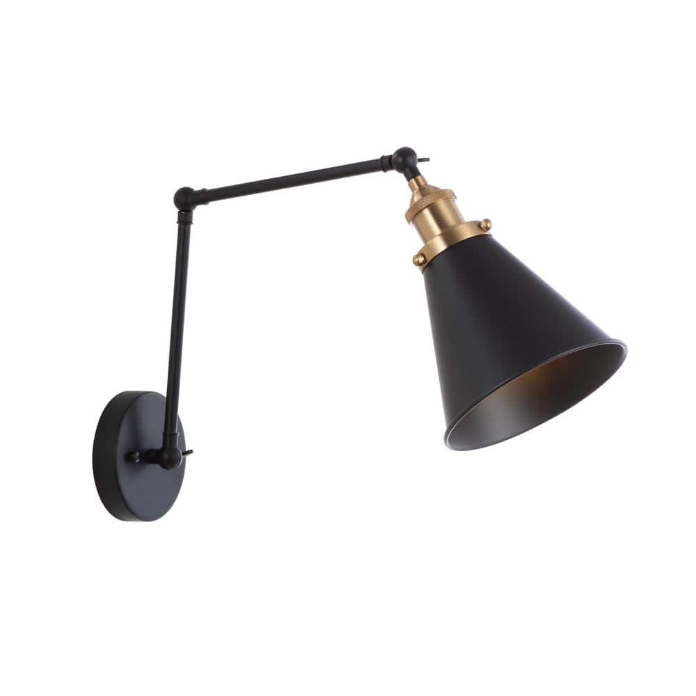 Rover 30.5'' Adjustable Arm Metal LED Wall Sconce, Black Satin Finish