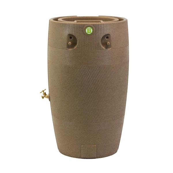 Good Ideas Impressions Havana 50 Gal. Rain Saver in Khaki Granite