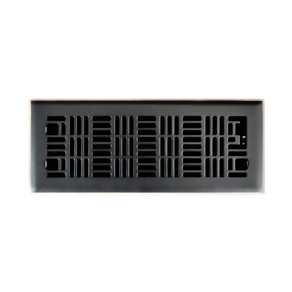 Art Nouveau 4 in. x 12 in. Steel Floor Register in Oil Rubbed Bronze price history on PriceWatchPro