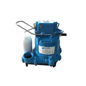 GPS 1/3 HP Submersible Cast Iron Sump and Effluent Pump