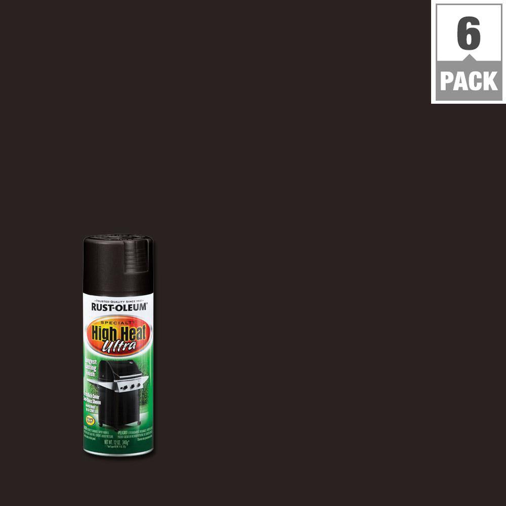 rustoleum flat black high heat paint