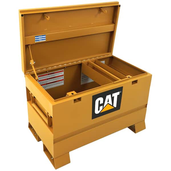 https://images.thdstatic.com/productImages/0ee42911-3ae9-41b9-85b8-d05f0a36a2e5/svn/yellow-powder-coat-finish-cat-jobsite-boxes-ct28r-4f_600.jpg