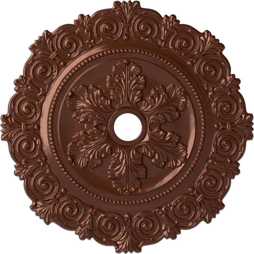 1 in. x 33-1/4 in. x 33-1/4 in. Polyurethane Scroll Moulding, Copper Penny price history on PriceWatchPro