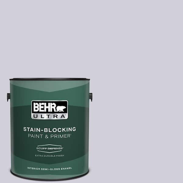 BEHR ULTRA 1 gal. #660E-2 Purple Essence Extra Durable Semi-Gloss Enamel Interior Paint & Primer