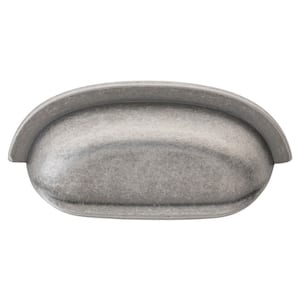 2-1/2 in. Center-to-Center Weathered Nickel Classic Bin Cabinet Pulls (10-Pack)