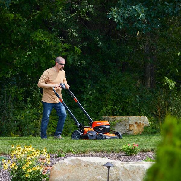 self mowing lawn mower