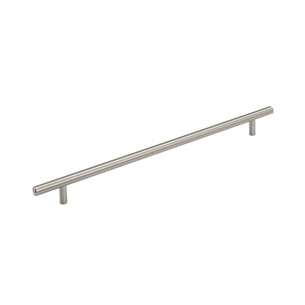 Bar Pulls 12-5/8 in. (320mm) Center-to-Center Satin Nickel Bar Cabinet Pull price history on PriceWatchPro