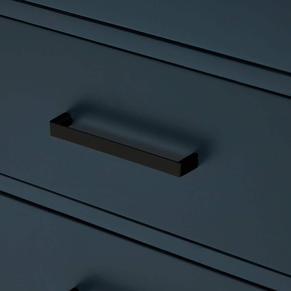 Midnight Blue 60'' Double Freestanding Hardwood Vanity Base