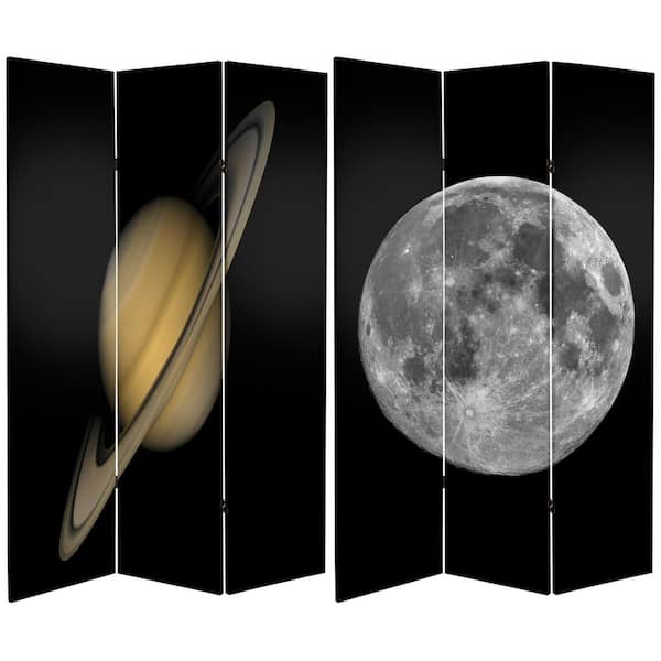 Oriental Furniture 6 ft. Printed 3-Panel Room Divider