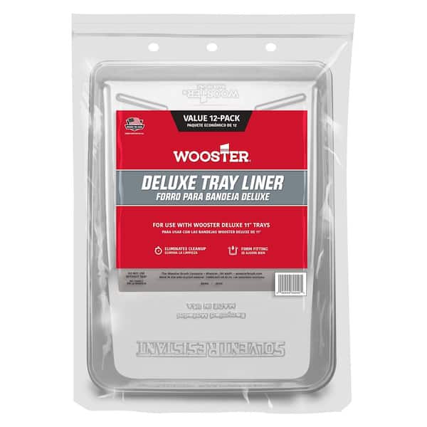 Wooster 11 in. Plastic Tray Liner For Metal Deluxe Roller Tray (12-Pack)