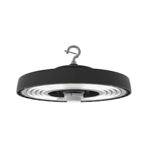 11.30 in. 50/80/100/150-Watt Selectable Dimmable Integrated LED UFO High Bay Light, 3000/4000/5000K