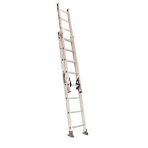 16 ft. Aluminum Extension Ladder with 300 lbs. Load Capacity Type IA Duty Rating