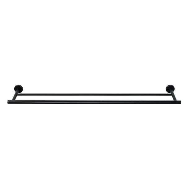 Round 36 in. Wall Mounted Single Towel Bar in Oil Rubbed Bronze