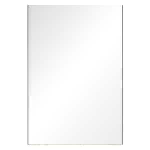 32 in. W x 48 in. H Glassless Mirror with Lightweight, Shatterproof Design and Premium Gold Frame for Home, or Gym