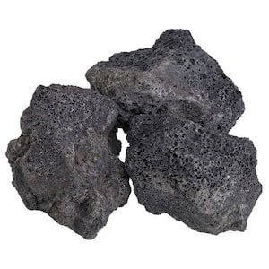 XXL Black Lava Rock (4 in. - 6 in.) 20 lbs. Bag