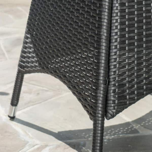 Grey rattan discount dining table only