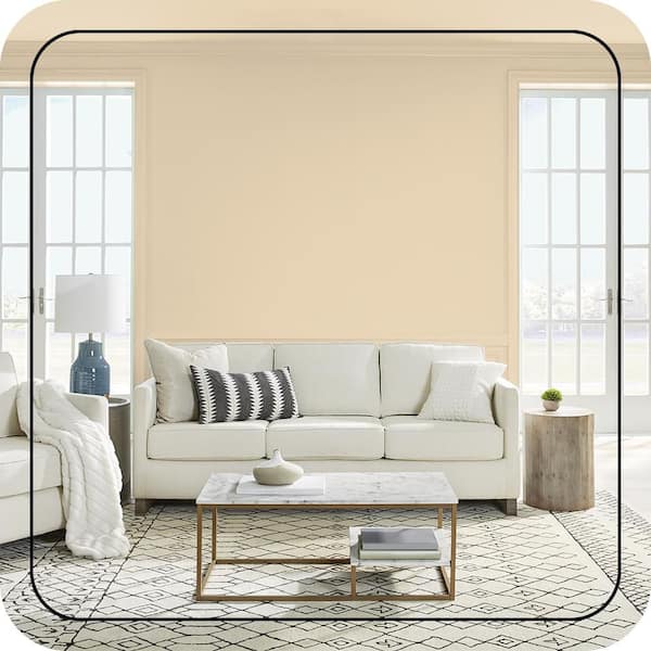 BEHR PREMIUM PLUS 8 oz. #PPU7-18 Sand Pearl Flat Interior