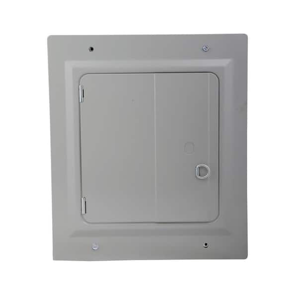 Eaton BR 125 Amp 6-Space 12-Circuit Indoor Main Lug Flush Door with Ground Bar